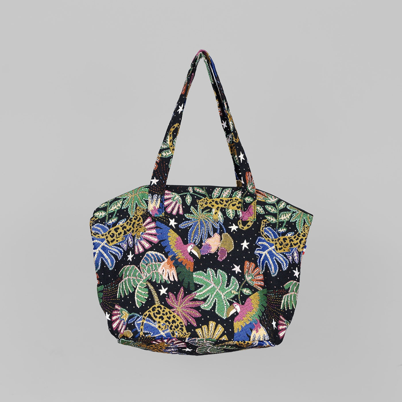 Shell zip tote