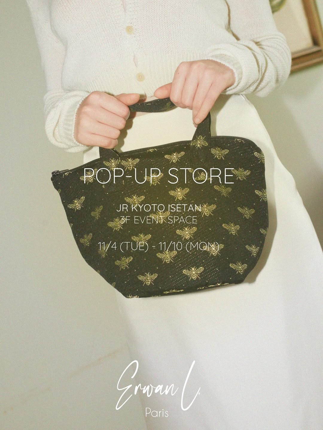 【ポップアップ開催案内】京都 伊勢丹 (11/04 ~ 11/10)