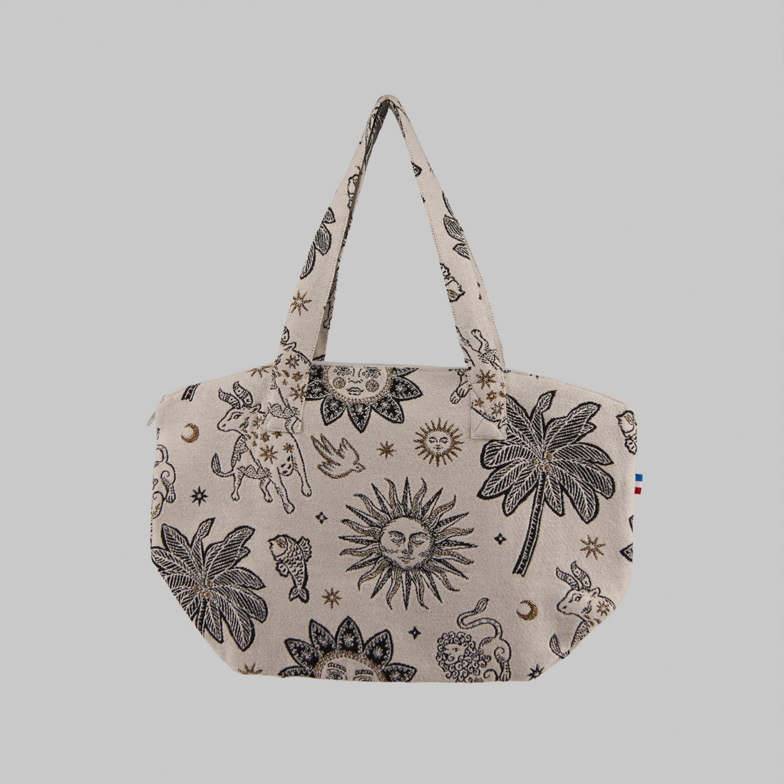 シェル ジップ トートバッグ / Shell zip tote