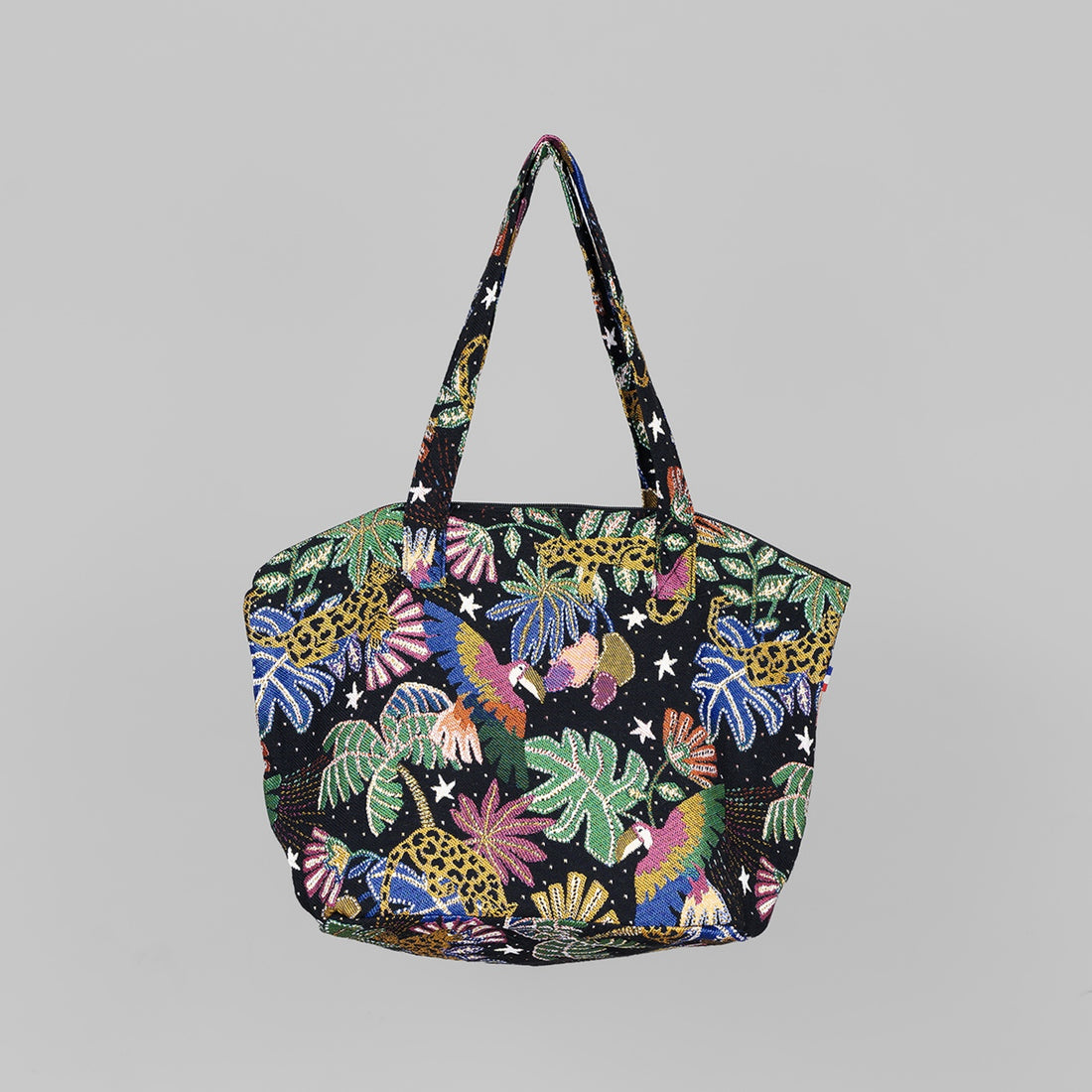 Shell zip tote