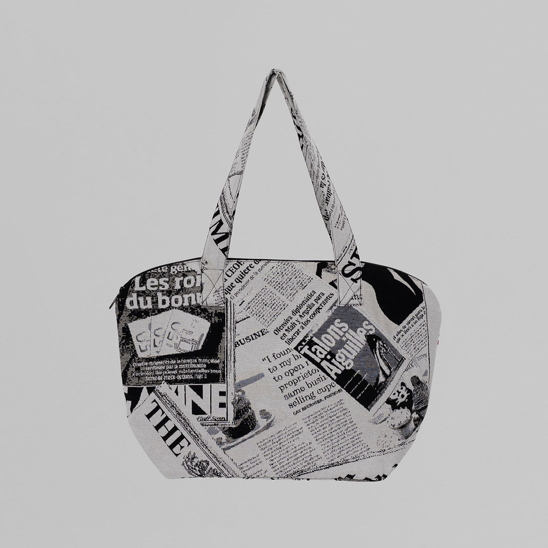 Shell zip tote