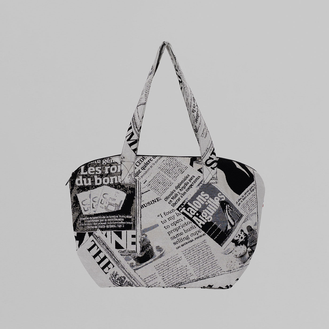 Shell zip tote
