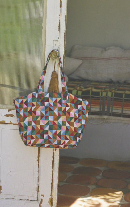 シェル ジップ トートバッグ / Shell zip tote